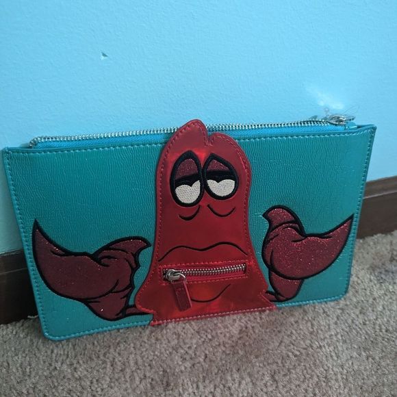 Danielle Nicole  Disney Little mermaid Sebastian small clutch - Picture 1 of 6